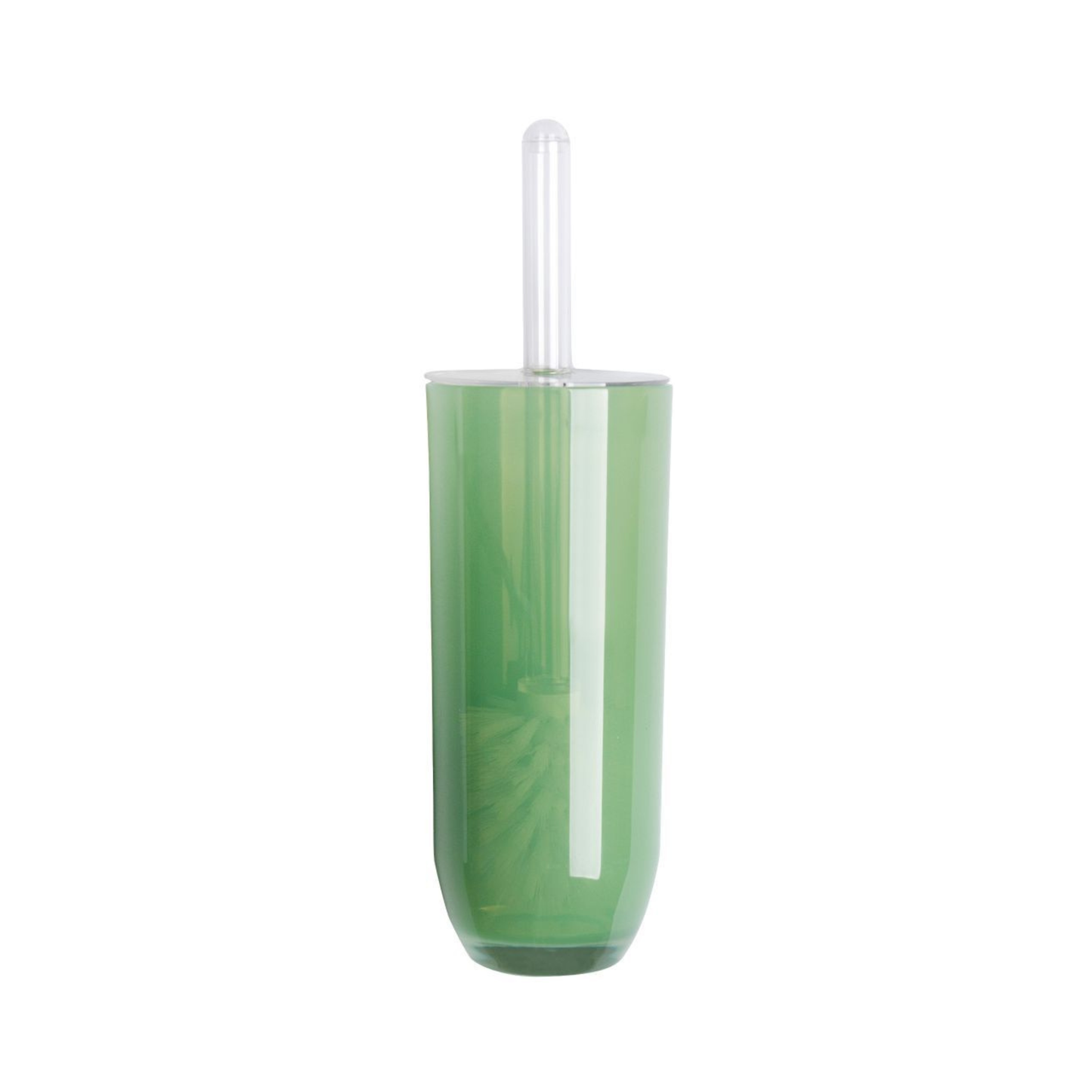 Porta scopino wc SPA, plastica resistente, verde
