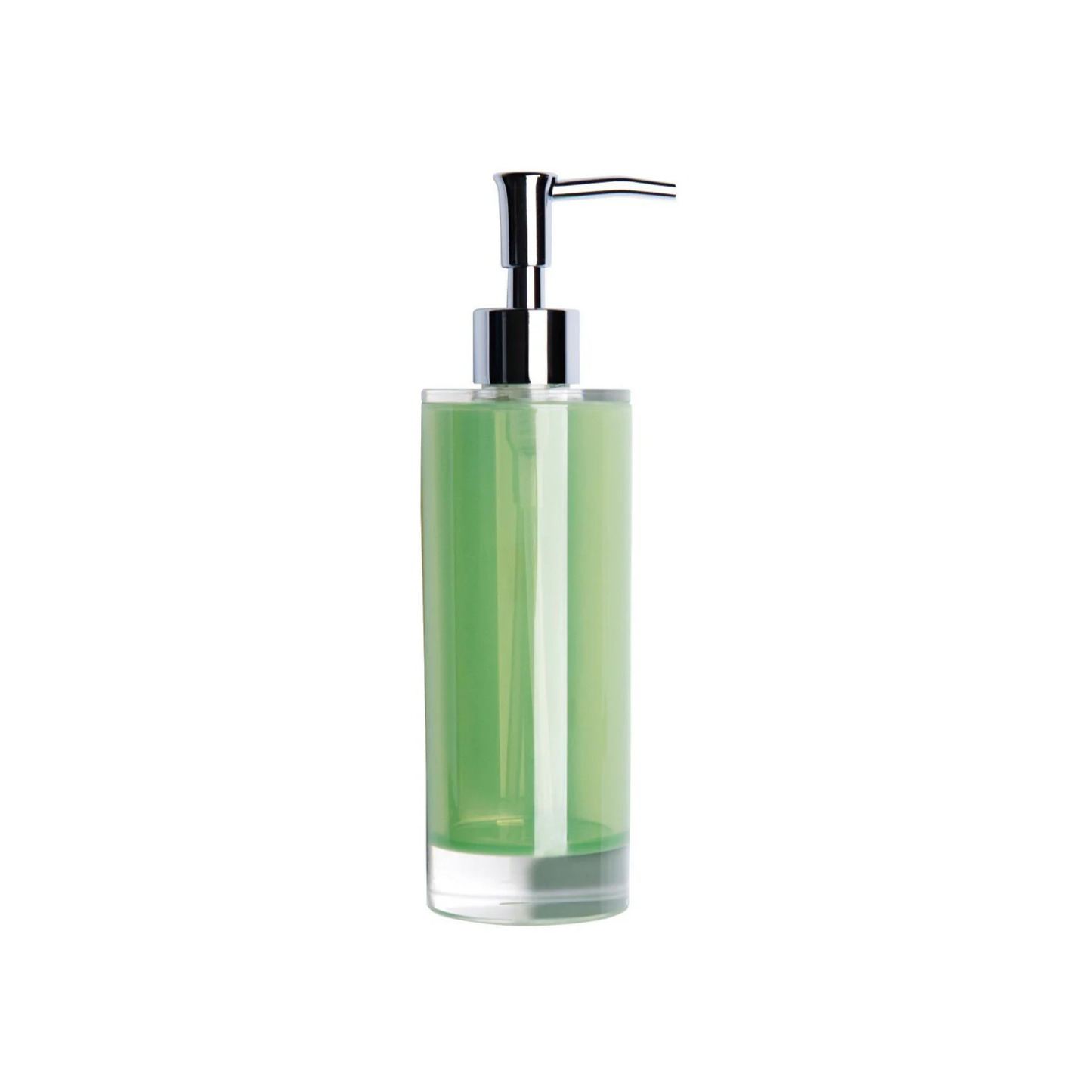 Dosatore per sapone liquido SPA, plastica resistente, verde, 300 ml
