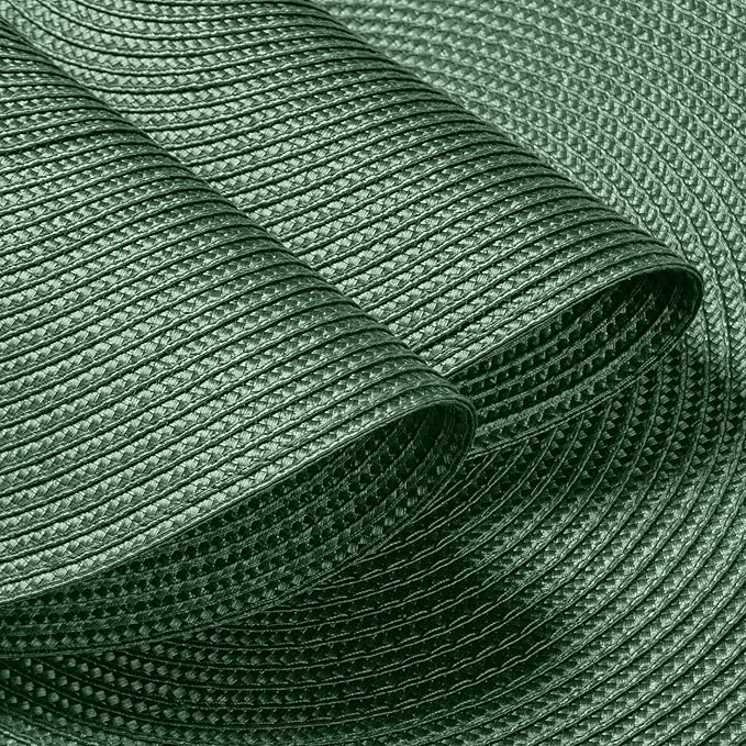 Tovaglietta verde, tonda, 36 cm, multicolore
