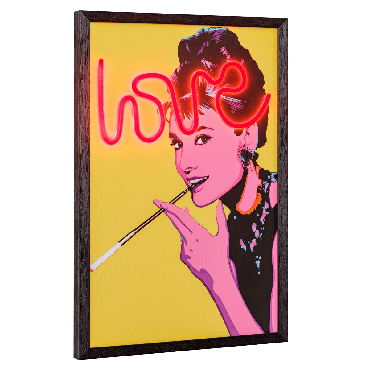 Quadro Audrey Love con LED