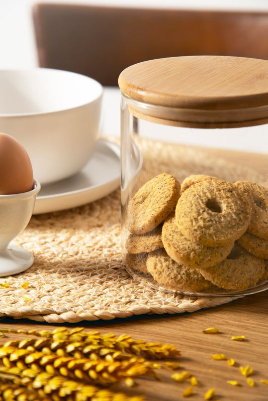 Tovaglietta in foglia di mais, crema, 38 cm