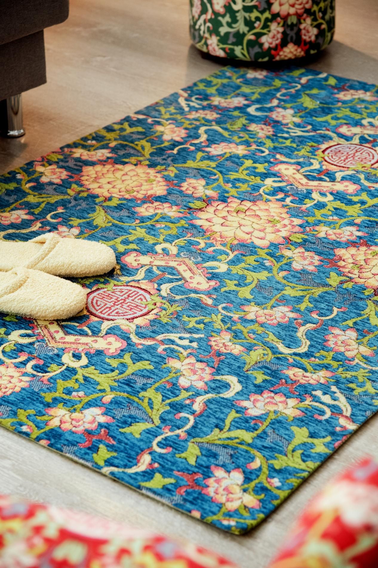 Tappeto LA VIA DELLA SETA, stile orientale, multicolore, 165x110 cm