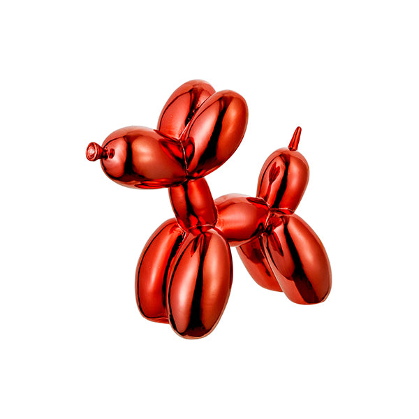 Balloon dog rosso decorazione resina