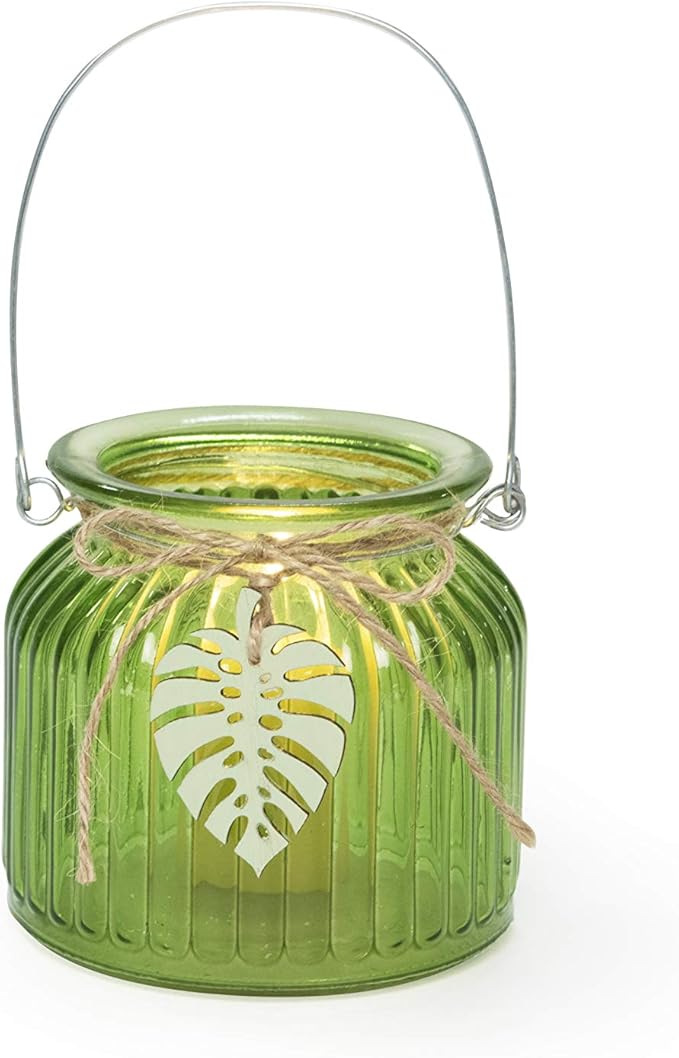 Excelsa Foliage Portacandela, Verde, Diametro cm 9,5