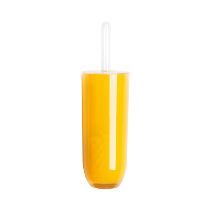 Porta scopino wc SPA, plastica resistente, giallo