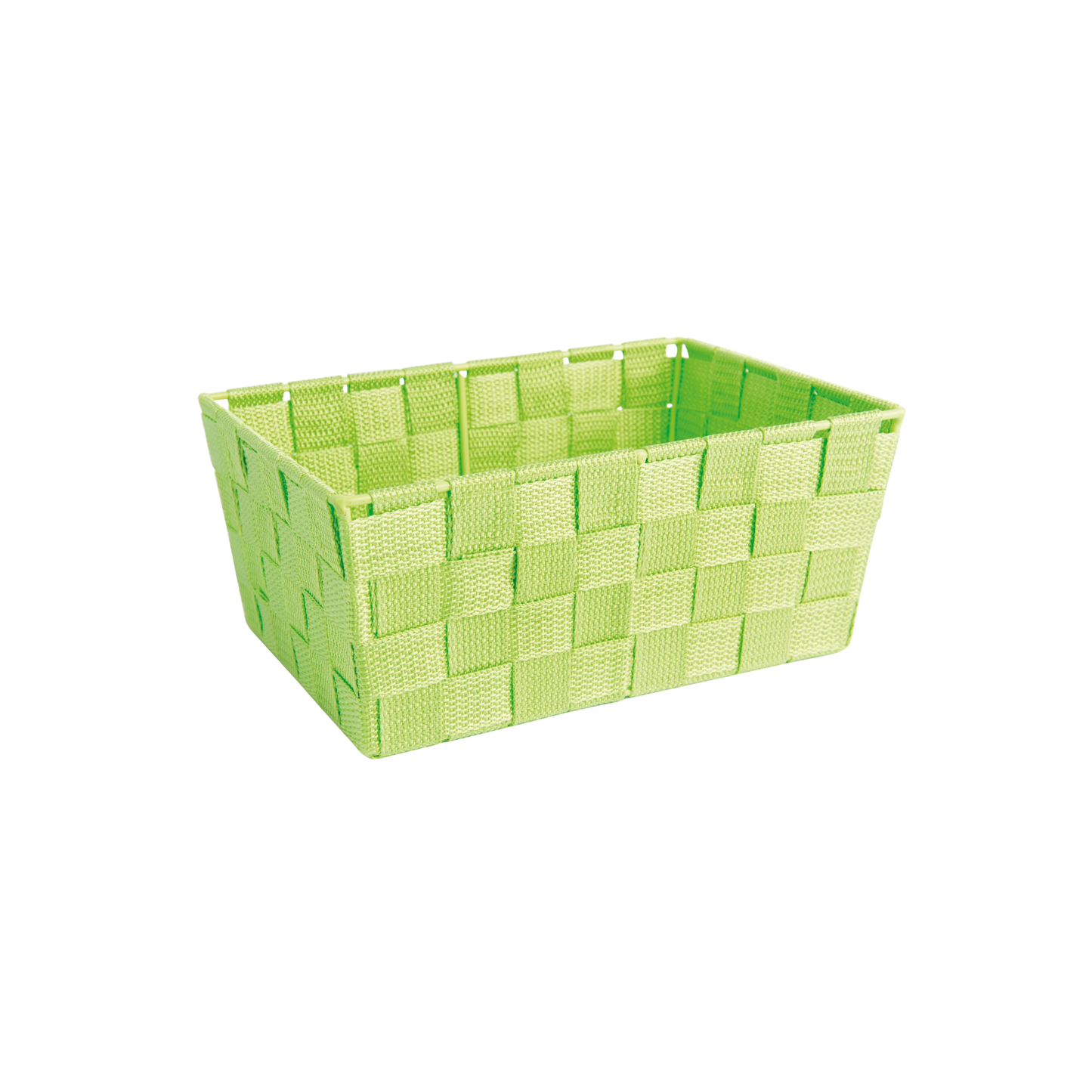 Cestino Portatutto CROSS in verde, 21x16x8,5 cm