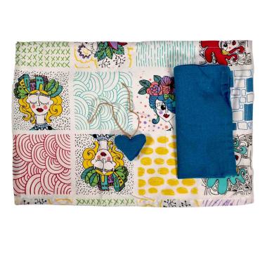 Tovaglia LE STILOSE, in cotone, cm 140x180