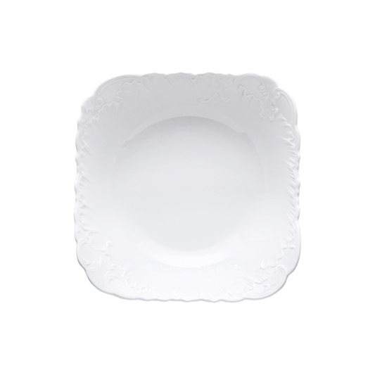 Coppetta ELISA ROCOCO', in porcellana bianco cm 14