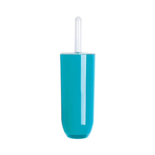 Porta scopino wc SPA, plastica resistente, azzurro