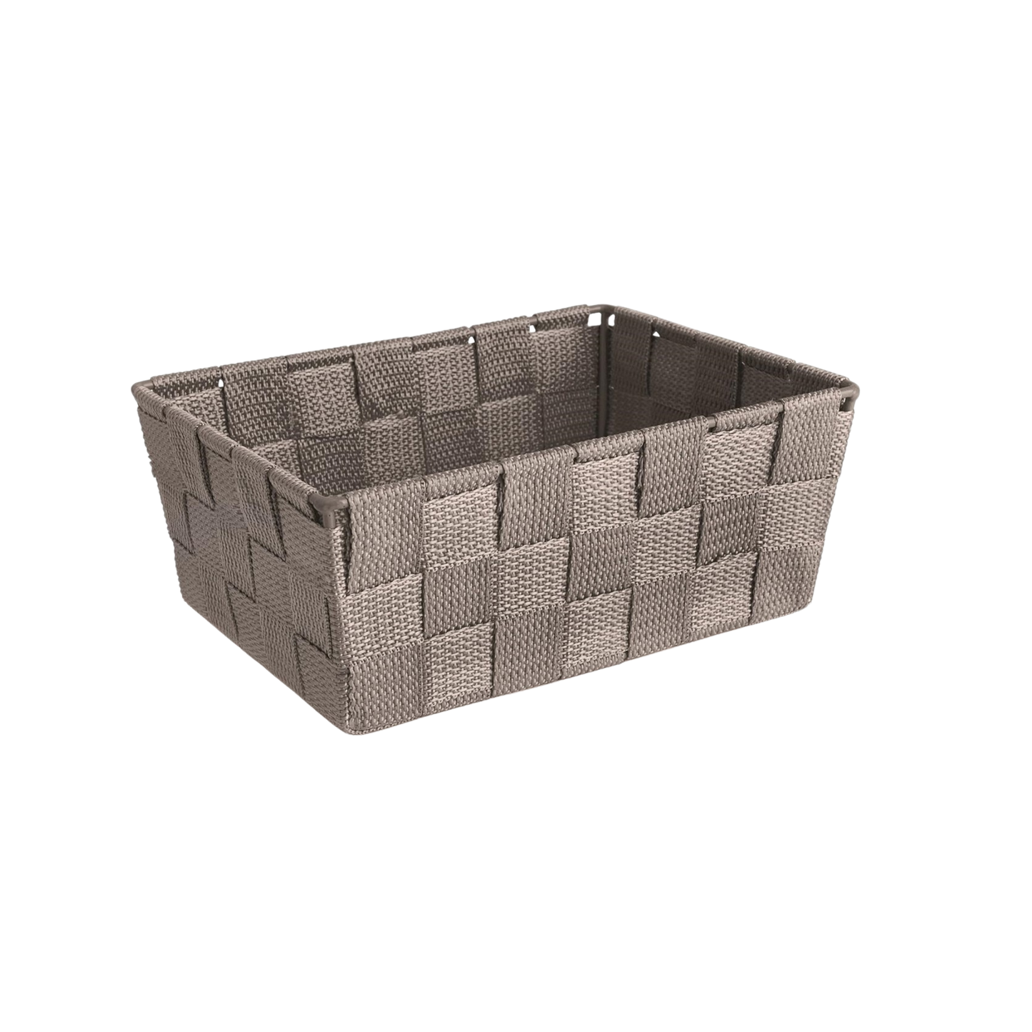 Cestino Portatutto CROSS in Nylon Grigio, 21x16x8,5 cm