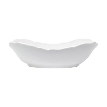 Insalatiera ELISA ROCOCO', in porcellana bianco cm 27