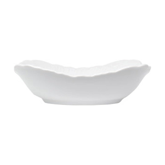 Insalatiera ELISA ROCOCO', in porcellana bianco cm 27