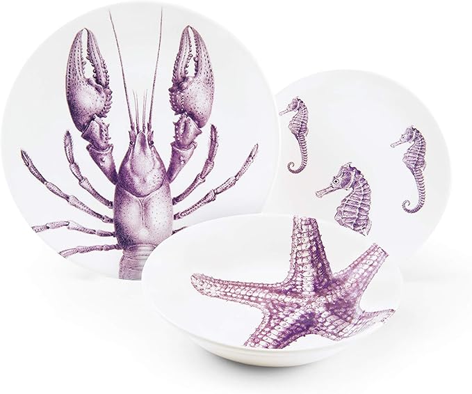 Servizio piatti FLORA e FAUNA n°6