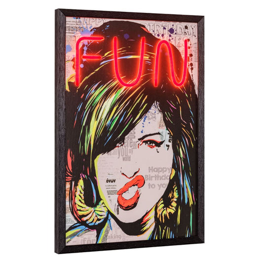 Quadro amy fun luce led usb