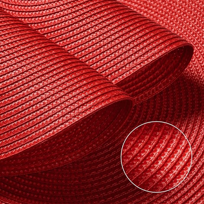 Tovaglietta rosso, tonda, 36 cm, multicolore