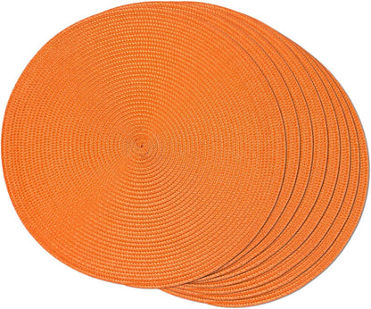Tovaglietta arancio, tonda, 36 cm, multicolore