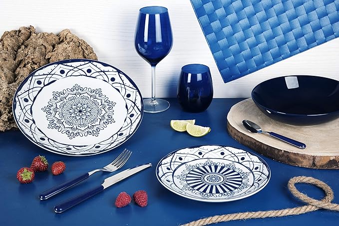 Calici da Vino in Vetro Blu, 50 cl