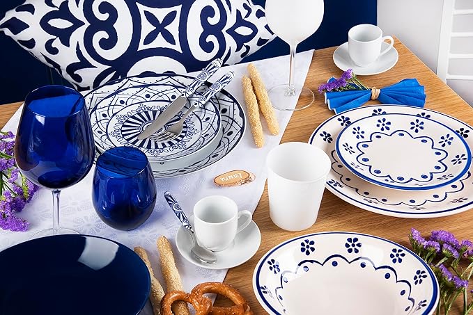 Calici da Vino in Vetro Blu, 50 cl