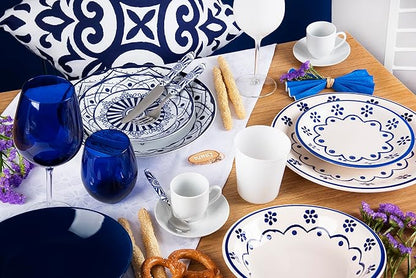 Calici da Vino in Vetro Blu, 50 cl