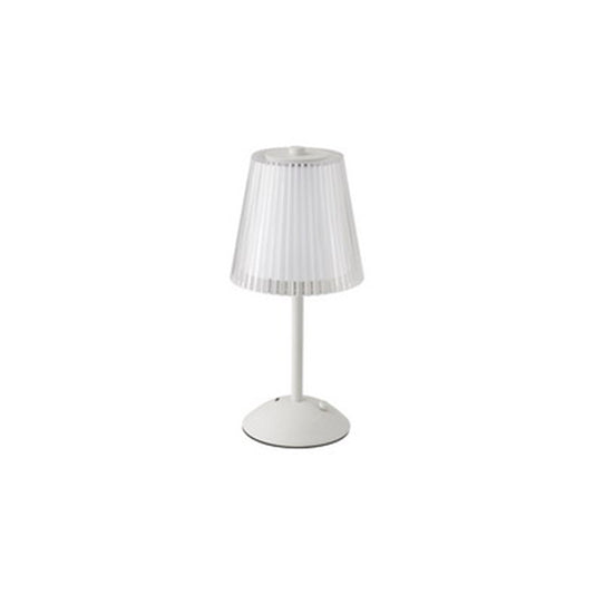 Lampada touch led base bianca cappello trasparente