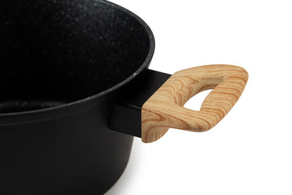 Batteria di pentole e accessori, 19 pezzi, antiaderente