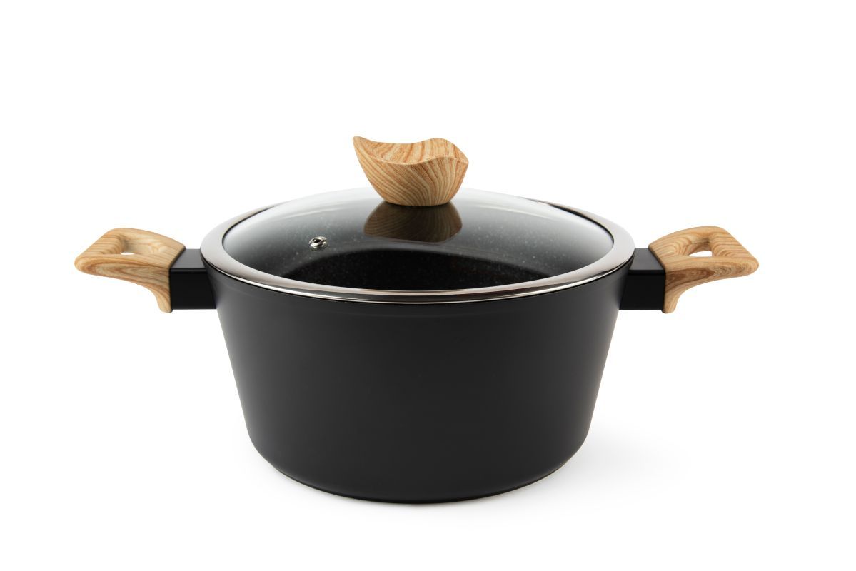 Batteria di pentole e accessori, 19 pezzi, antiaderente