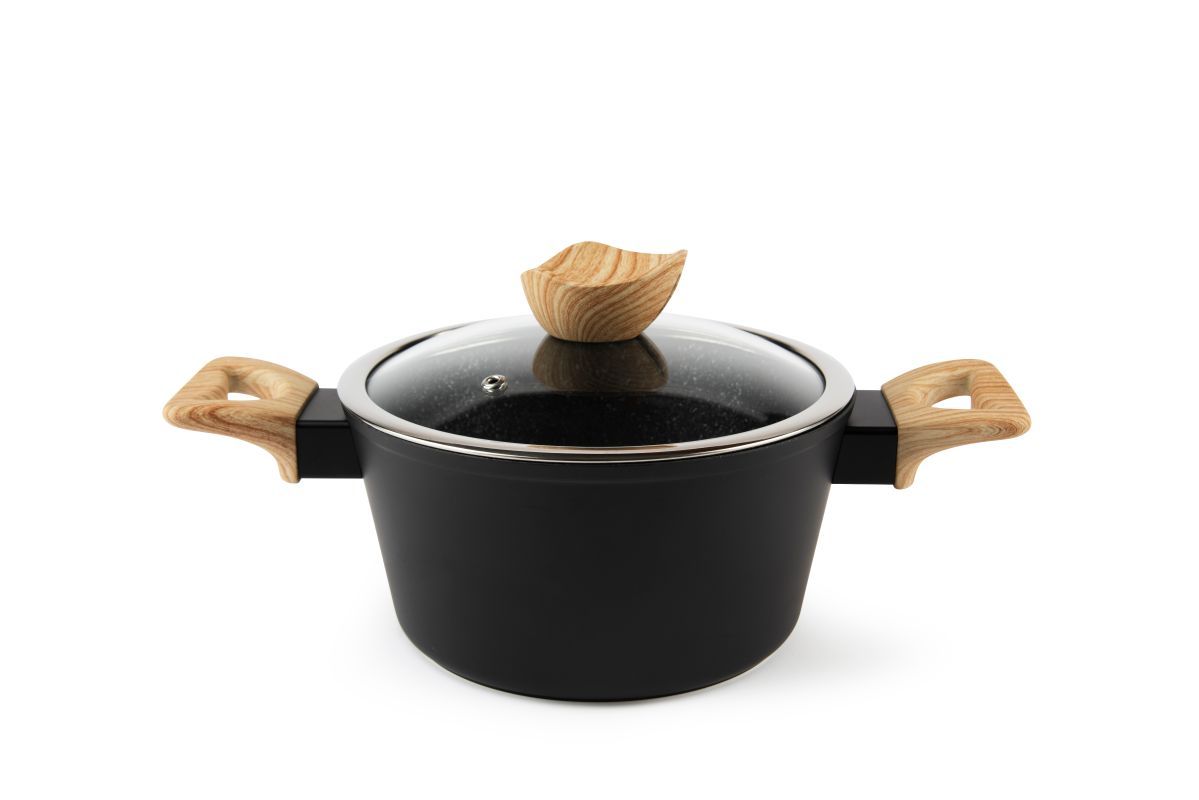 Batteria di pentole e accessori, 19 pezzi, antiaderente