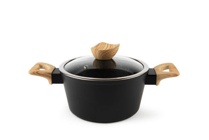 Batteria di pentole e accessori, 19 pezzi, antiaderente