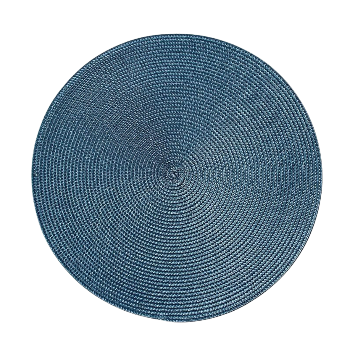 Tovaglietta blu, tonda, 36 cm, multicolore