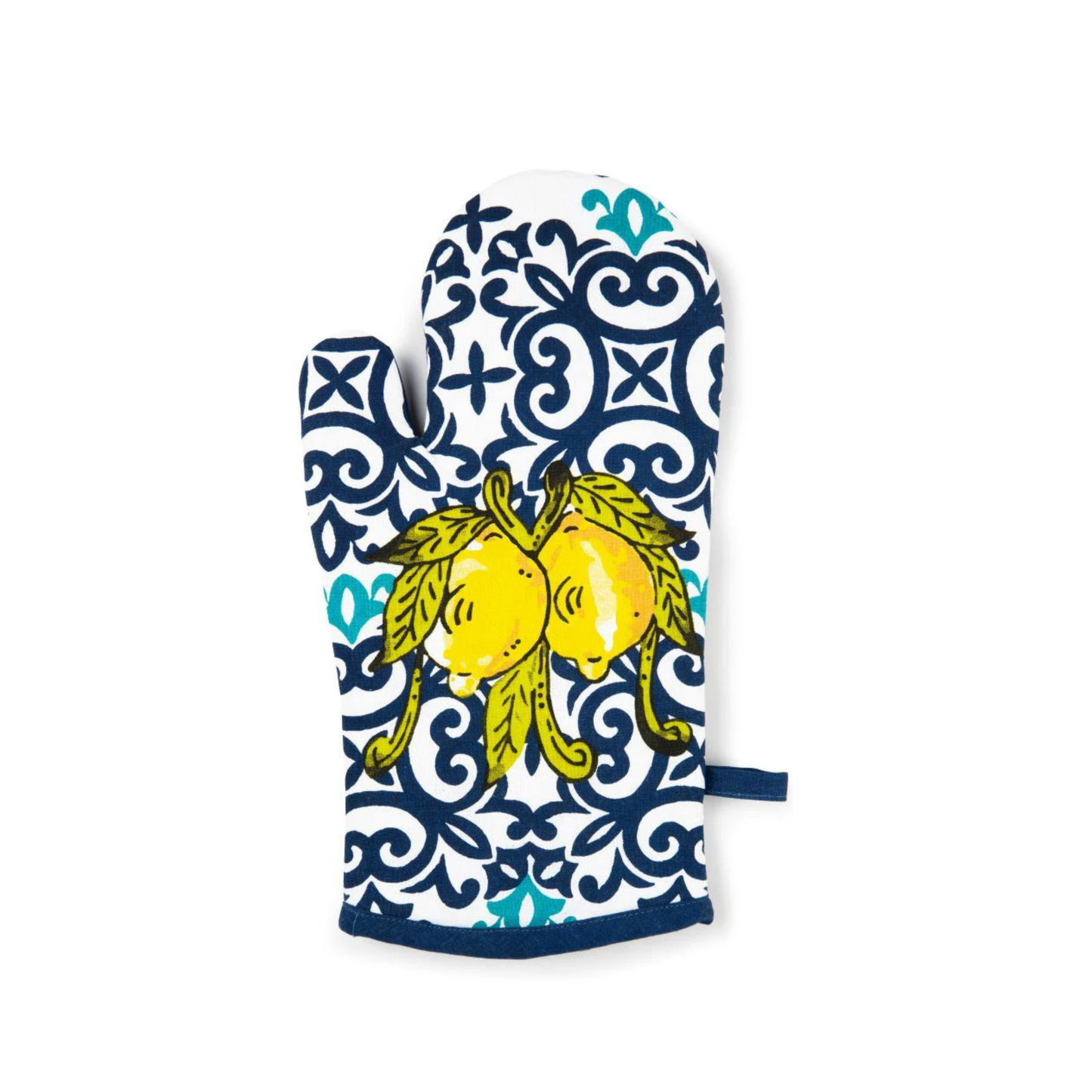 Guanto forno AMALFI, con limoni, 32x18 cm