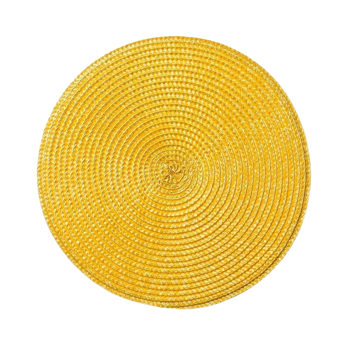 Tovaglietta giallo, tonda, 36 cm, multicolore