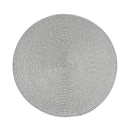 Tovaglietta grigio, tonda, 36 cm, multicolore