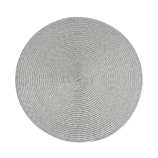 Tovaglietta grigio, tonda, 36 cm, multicolore
