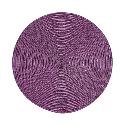 Tovaglietta viola, tonda, 36 cm, multicolore
