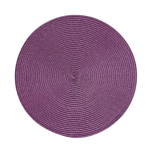 Tovaglietta viola, tonda, 36 cm, multicolore