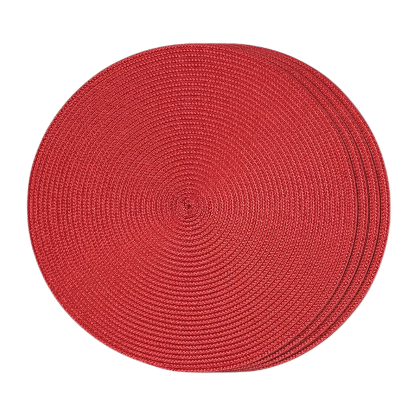 Tovaglietta rosso, tonda, 36 cm, multicolore