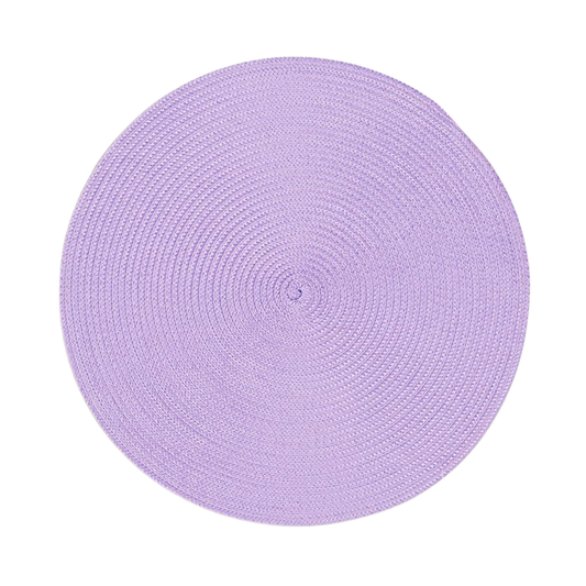 Tovaglietta lilla, tonda, 36 cm, multicolore