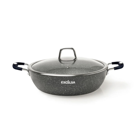 Tegame, antiaderente, effetto pietra, 28 cm