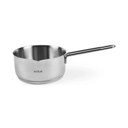 Casseruola, con becco, acciaio inox 18/10, 14 cm