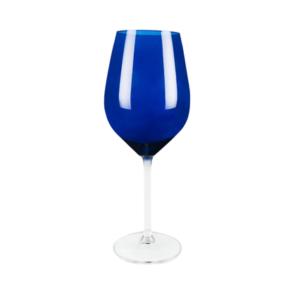 Calici da Vino in Vetro Blu, 50 cl