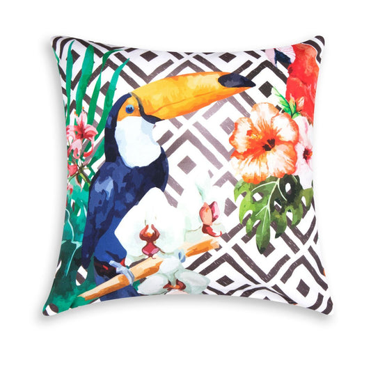 Cuscino decorativo TROPICAL, multicolore, 45x45 cm, quadrato