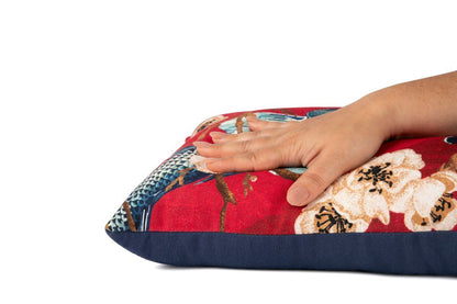 Cuscino decorativo FUJI, stile orientale carpe, 45x30 cm