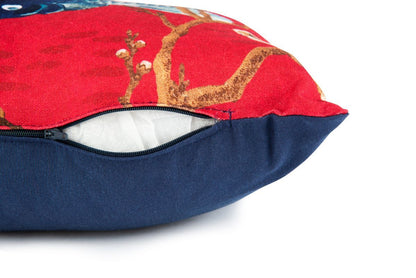 Cuscino decorativo FUJI, stile orientale carpe, 45x30 cm