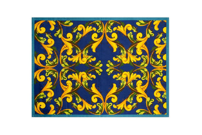 Canovaccio TRINACRIA, 100% cotone, con limoni, 50x70 cm