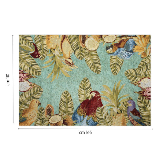 Tappeto HAVANA, stile esotico, multicolore, 165x110 cm