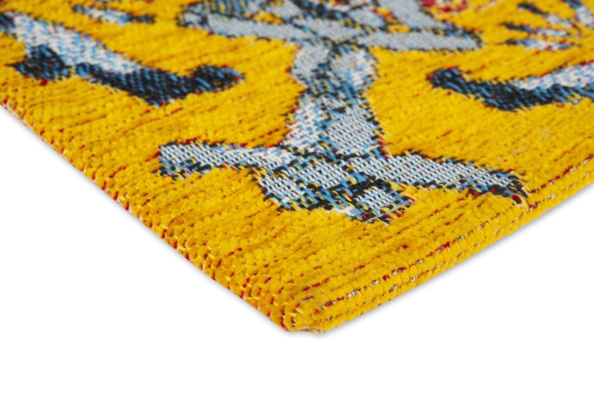 Passatoia TRINACRIA, stile siciliano, multicolore, 55x110 cm