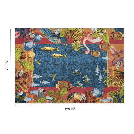 Tappeto RHAPSODY, animali e fauna, multicolore, 165x110 cm