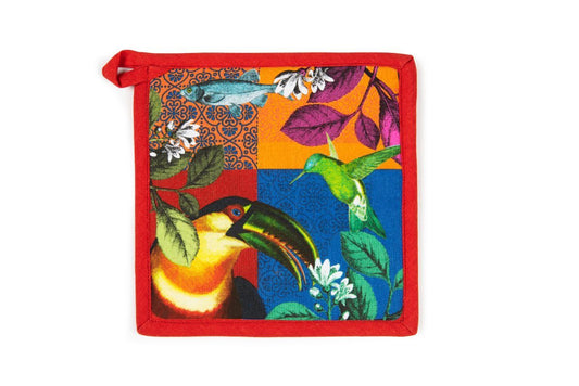 Presina RHAPSODY, multicolore, flora e fauna, 20x20 cm