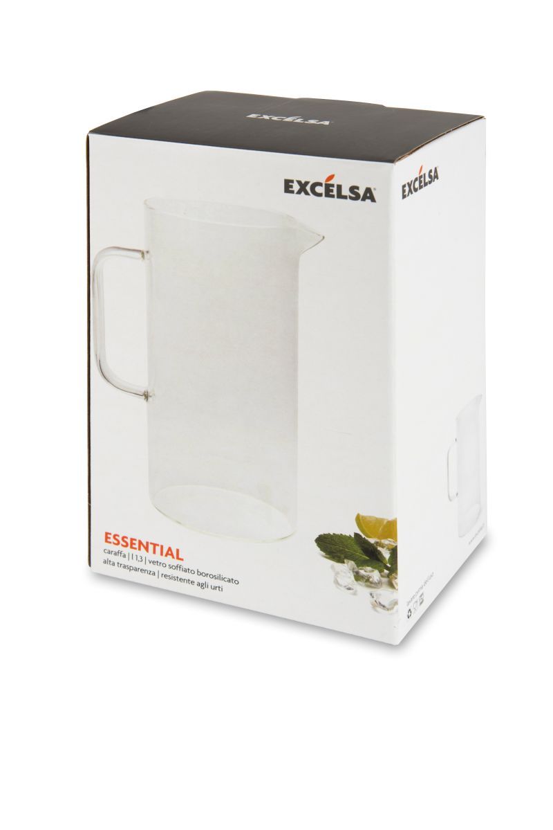 Brocca Essential , vetro trasparente, 1,3 litri