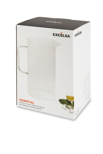 Brocca Essential , vetro trasparente, 1,3 litri